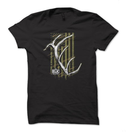 Elk Collective Patriot Antler Tee